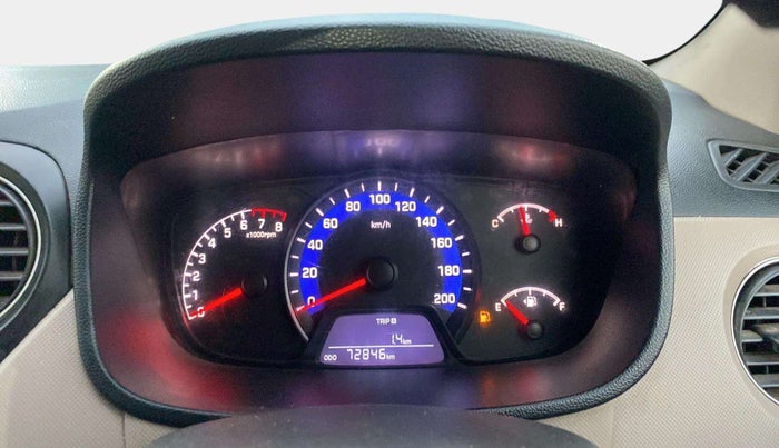 2018 Hyundai Xcent SX 1.2, CNG, Manual, 72,844 km, Odometer Image
