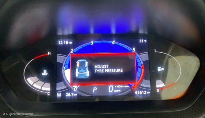 2021 Nissan MAGNITE XV TURBO CVT, Petrol, Automatic, 65,586 km, Odometer Image