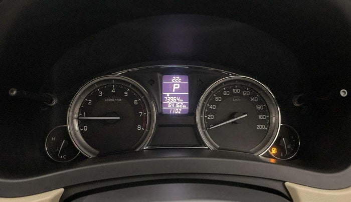 2017 Maruti Ciaz ZETA 1.4  AT PETROL, Petrol, Automatic, 64,161 km, Odometer Image