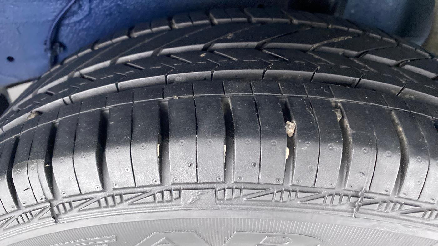 2019 Maruti Celerio VXI d, Petrol, Manual, 3,201 km, Left Rear Tyre Tread