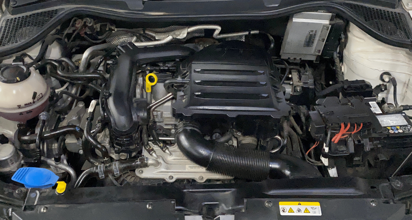 2021 Skoda Rapid AMBITION AT TSI, Petrol, Automatic, 22,757 km, Engine View