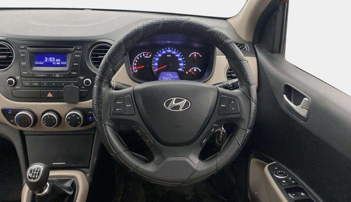 2014 Hyundai Xcent S (O) 1.2, Petrol, Manual, 39,867 km, Steering Wheel Close Up