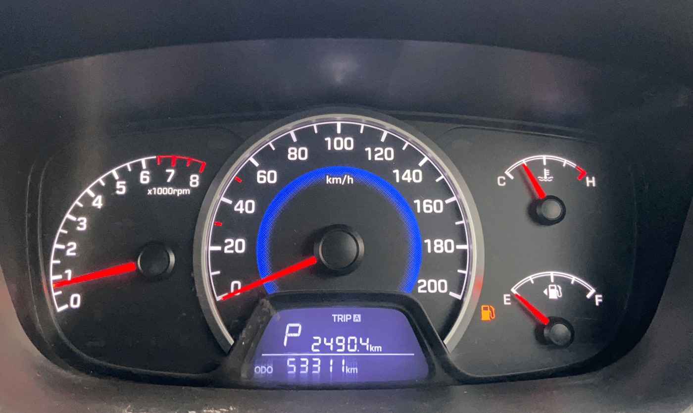2017 Hyundai Grand i10 MAGNA AT 1.2 KAPPA VTVT, Petrol, Automatic, 53,296 km, Odometer Image