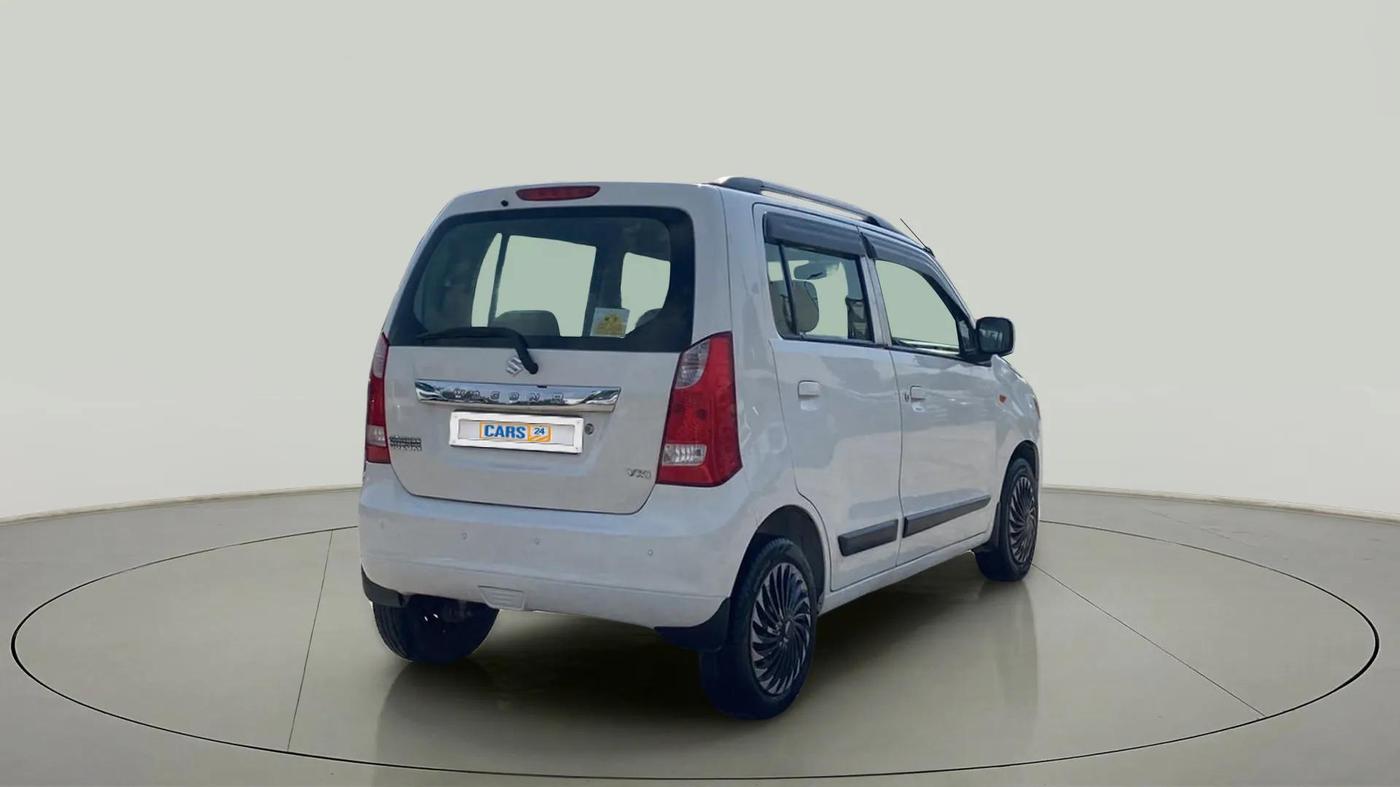 2018 Maruti Wagon R 1.0 VXI AMT, Petrol, Automatic, 74,966 km, Right Back Diagonal