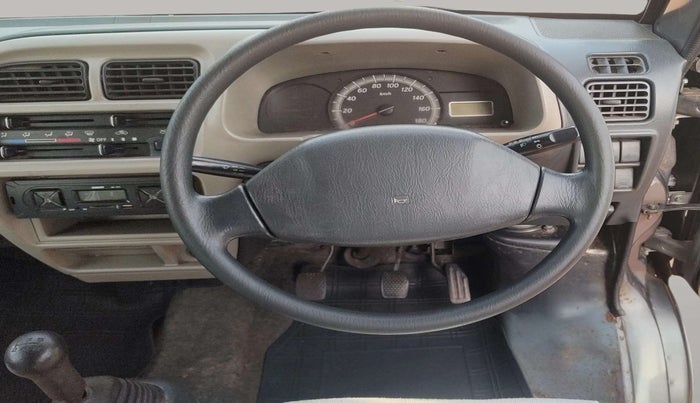 2011 Maruti Eeco 5 STR WITH A/C+HTR, Petrol, Manual, 1,16,987 km, Steering Wheel Close Up