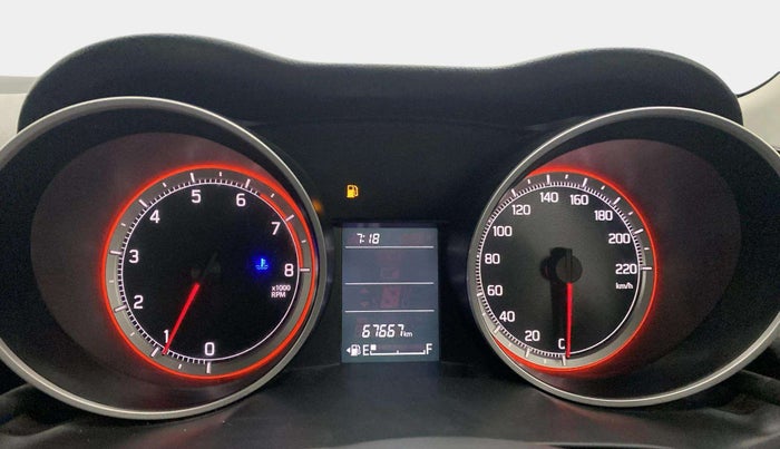 2018 Maruti Swift VXI, Petrol, Manual, 67,636 km, Odometer Image