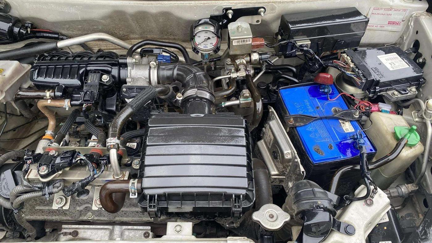 2020 Maruti Alto LXI CNG, CNG, Manual, 77,929 km, Engine View - Left