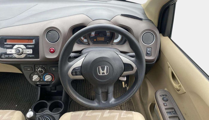 2013 Honda Brio S MT, Petrol, Manual, 40,729 km, Steering Wheel Close Up