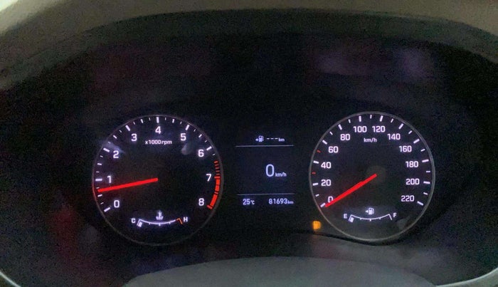 2018 Hyundai Elite i20 ASTA 1.2 (O), Petrol, Manual, 81,686 km, Odometer Image
