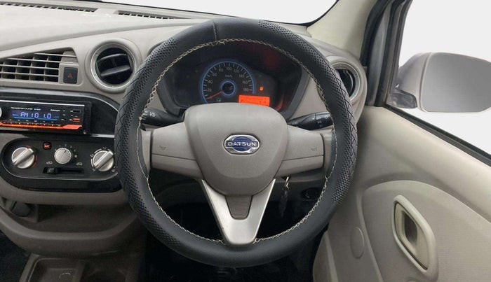 2017 Datsun Redi Go T (O), Petrol, Manual, 43,494 km, Steering Wheel Close Up