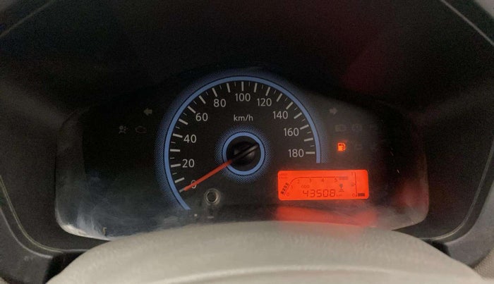 2017 Datsun Redi Go T (O), Petrol, Manual, 43,494 km, Odometer Image