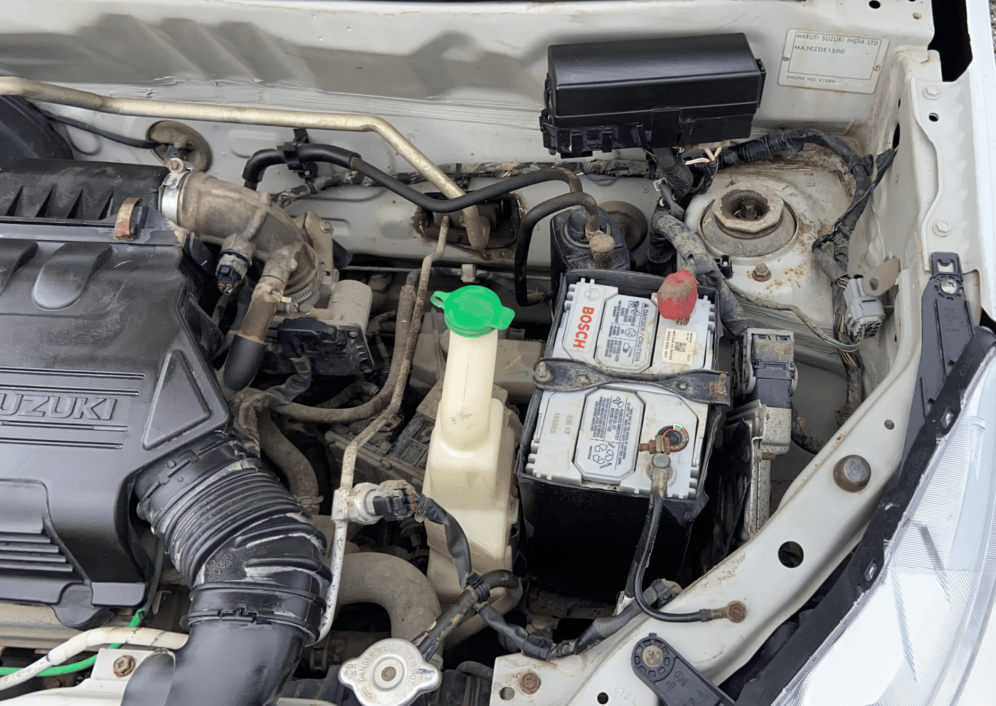 2017 Maruti Alto K10 VXI (O) AMT, Petrol, Automatic, 20,770 km, Engine View - Left