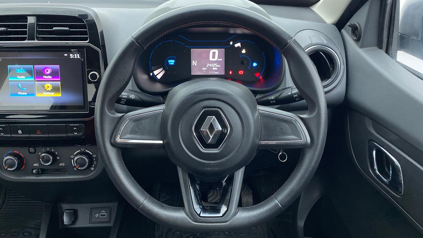 2020 Renault Kwid RXT 1.0 EASY-R  AT, Petrol, Automatic, 24,491 km, Steering Wheel Close Up