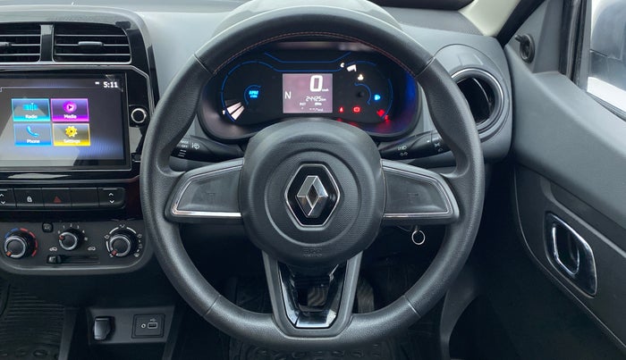 2020 Renault Kwid RXT 1.0 EASY-R  AT, Petrol, Automatic, 24,491 km, Steering Wheel Close Up