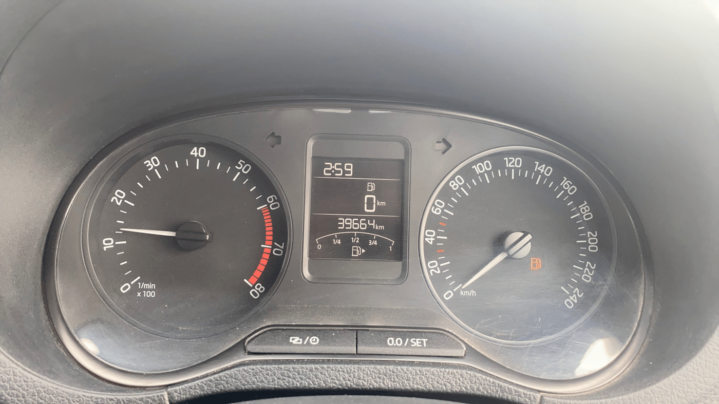 2021 Skoda Rapid 1.0 AMBITION TSI MT, Petrol, Manual, 39,688 km, Odometer Image