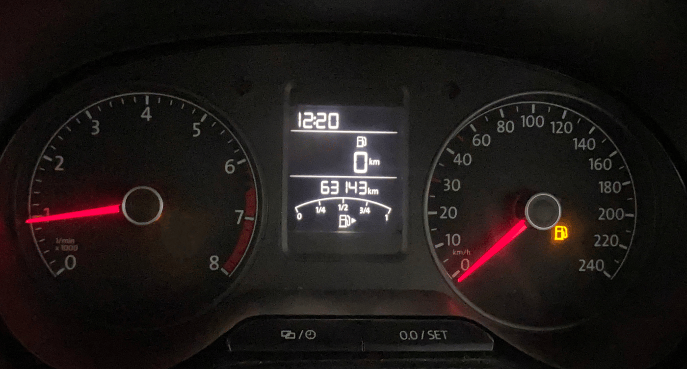 2015 Volkswagen Polo HIGHLINE1.2L, Petrol, Manual, 63,107 km, Odometer Image
