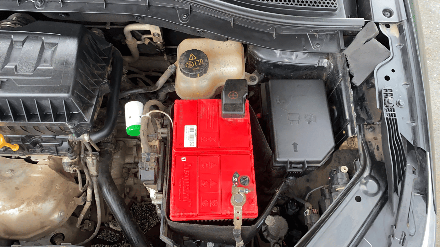 2019 Datsun Redi Go S 1.0 AMT, Petrol, Automatic, 17,902 km, Engine View - Left