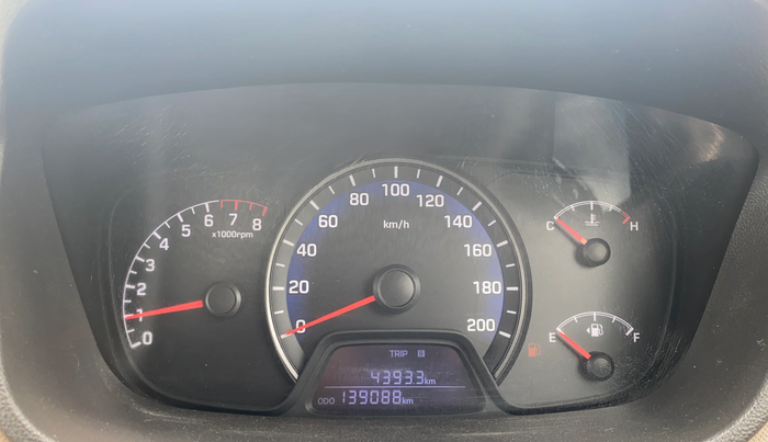 2015 Hyundai Xcent S (O) 1.2, Petrol, Manual, 1,39,077 km, Odometer Image