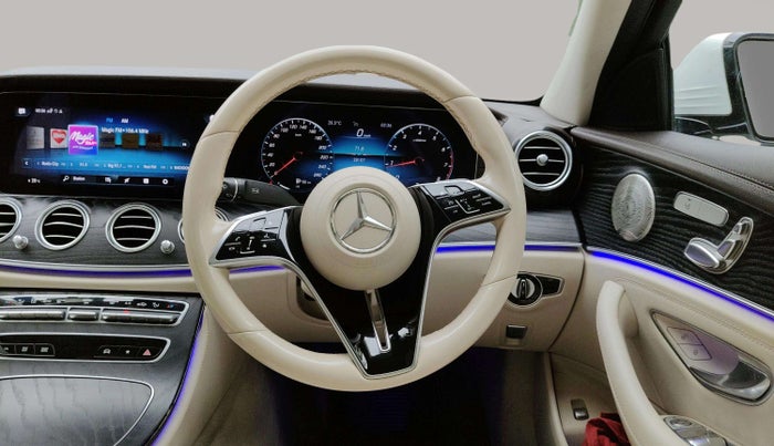 2021 Mercedes Benz E Class E 200 EXCLUSIVE, Petrol, Automatic, 28,107 km, Steering Wheel Close Up