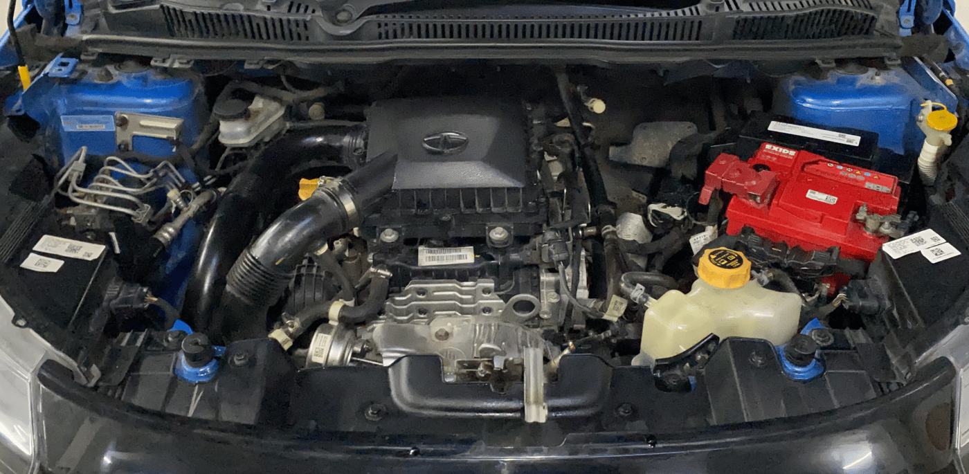 2020 Tata NEXON XZ PLUS (O) PETROL DUAL TONE, Petrol, Manual, 61,167 km, Engine View