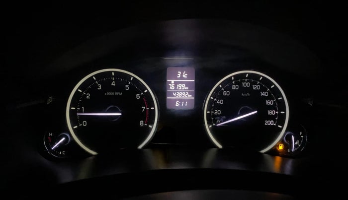 2015 Maruti Ciaz ZXI, Petrol, Manual, 44,028 km, Odometer Image