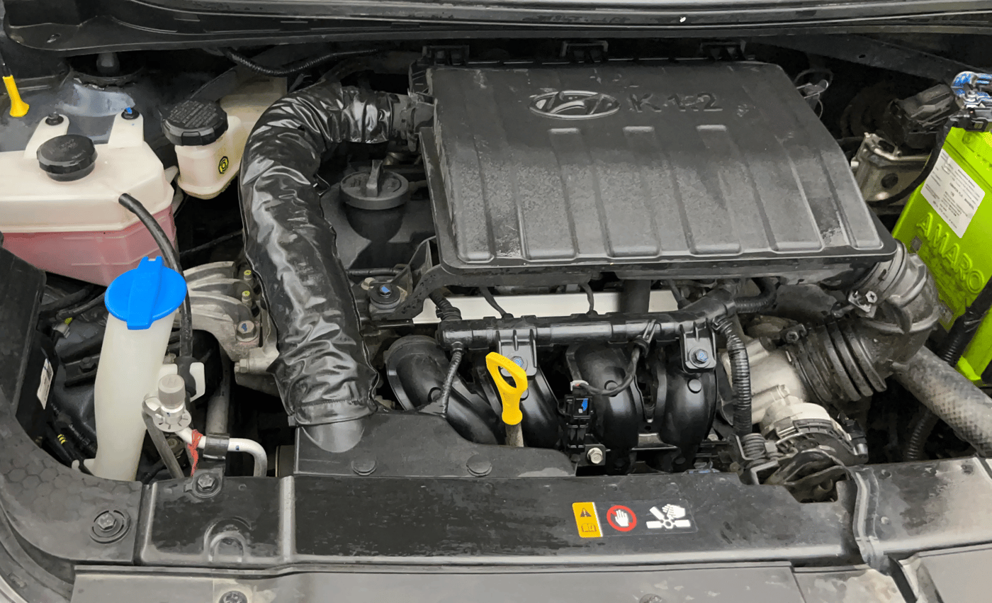 2021 Hyundai GRAND I10 NIOS SPORTZ AMT 1.2 KAPPA VTVT, Petrol, Automatic, 72,678 km, Engine View - Right