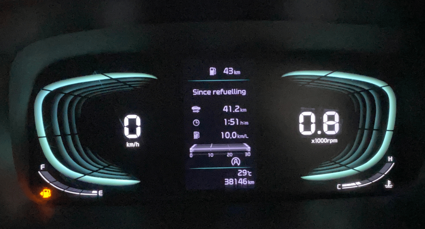 2023 KIA CARENS PRESTIGE 1.5 PETROL 7 STR, Petrol, Manual, 38,215 km, Odometer Image