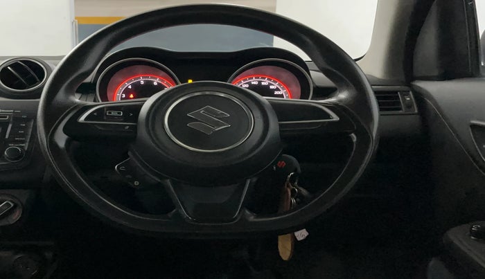 2019 Maruti Swift VXI AMT, Petrol, Automatic, 50 km, Steering Wheel Close Up