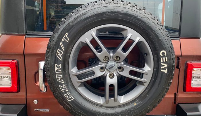 2021 Mahindra Thar LX PETROL HT 4WD AT, Petrol, Automatic, 15,895 km, Spare Tyre