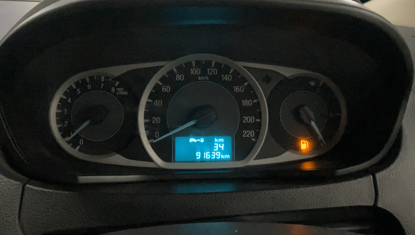 2017 Ford Figo Aspire TREND 1.2 PETROL, Petrol, Manual, 91,618 km, Odometer Image