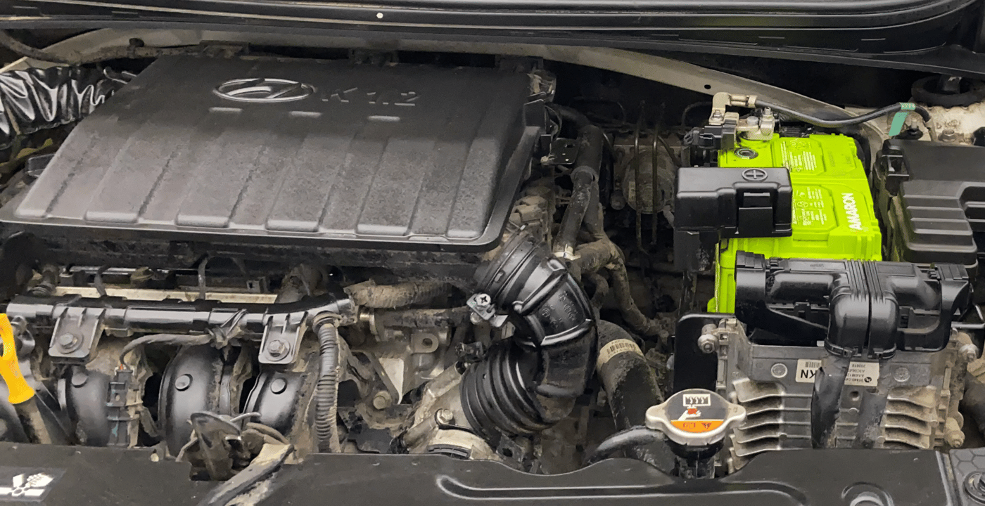 2020 Hyundai GRAND I10 NIOS SPORTZ AMT 1.2 KAPPA VTVT, Petrol, Automatic, 45,871 km, Engine View - Left