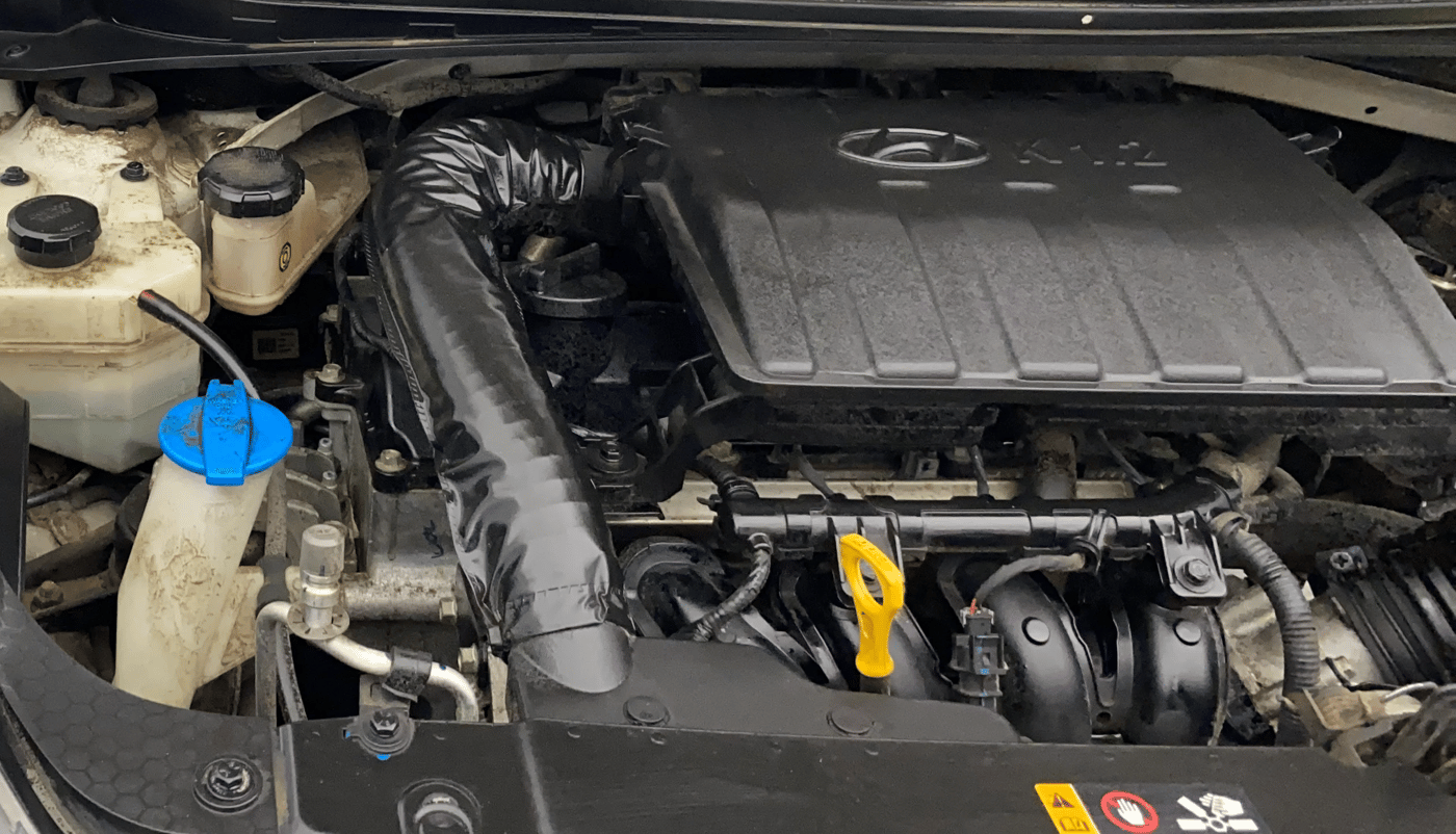 2020 Hyundai GRAND I10 NIOS SPORTZ AMT 1.2 KAPPA VTVT, Petrol, Automatic, 45,871 km, Engine View - Right