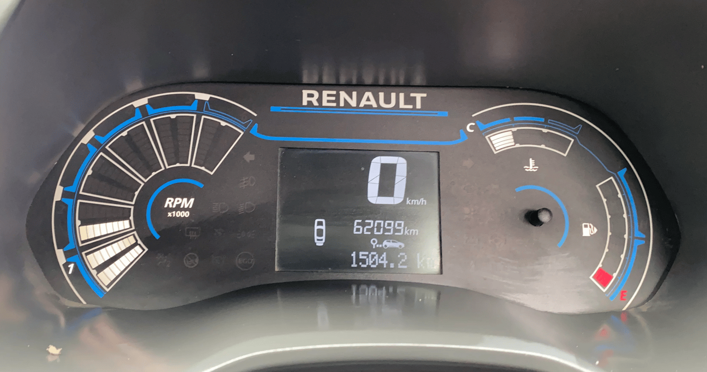 2019 Renault TRIBER RXZ, Petrol, Manual, 62,142 km, Odometer Image