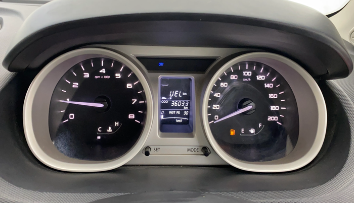 2017 Tata Tiago XZ PETROL, Petrol, Manual, 36,003 km, Odometer Image