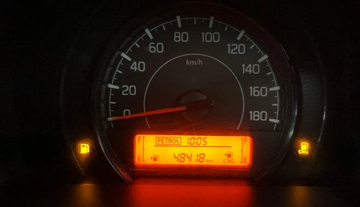 2021 Maruti New Wagon-R LXI CNG 1.0, CNG, Manual, 48,471 km, Odometer Image
