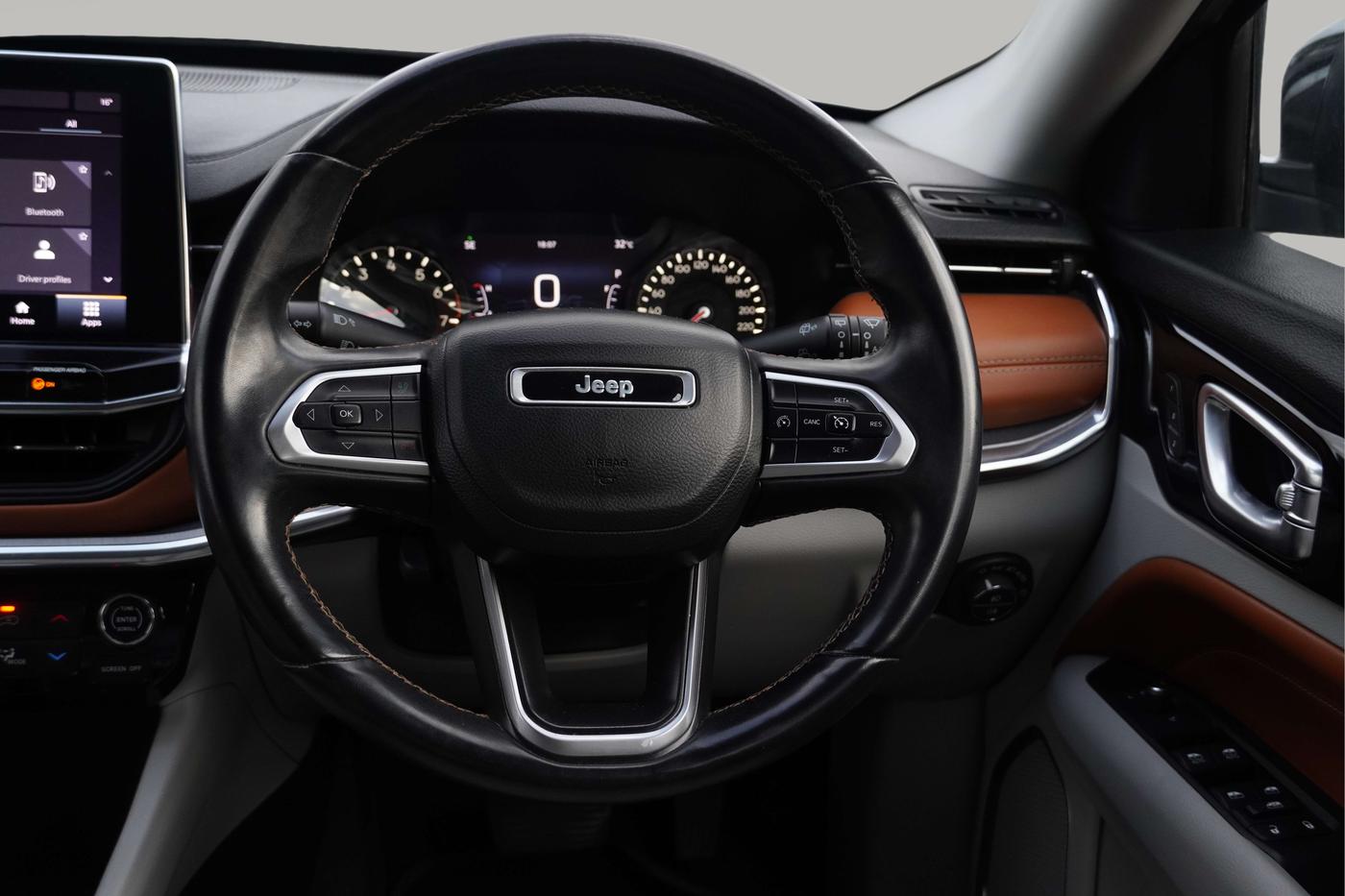 2021 Jeep Compass LIMITED (O) 1.4 PETROL DCT, Petrol, Automatic, 32,364 km, Steering Wheel Close Up