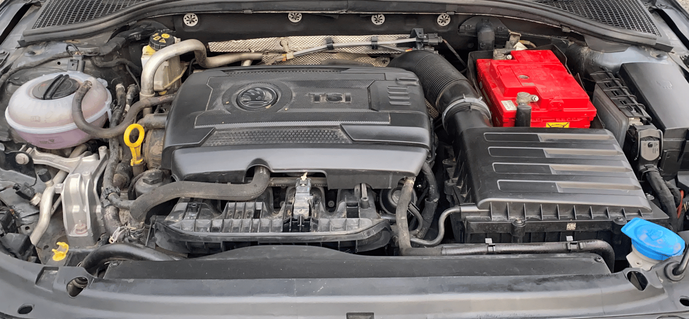 2018 Skoda Octavia L&K 1.8 TSI AT, Petrol, Automatic, 66,047 km, Engine View