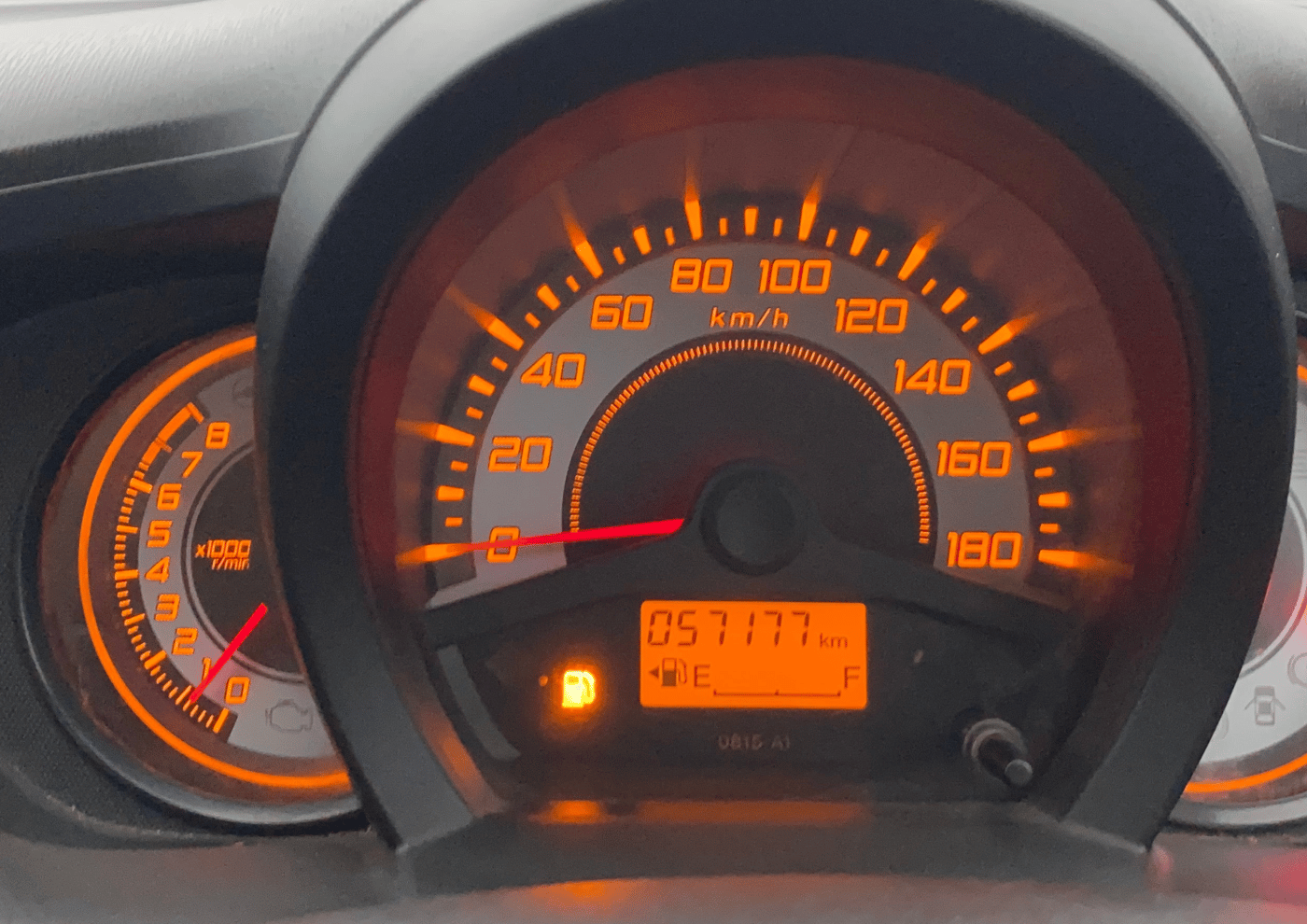 2014 Honda Brio S MT, Petrol, Manual, 57,201 km, Odometer Image