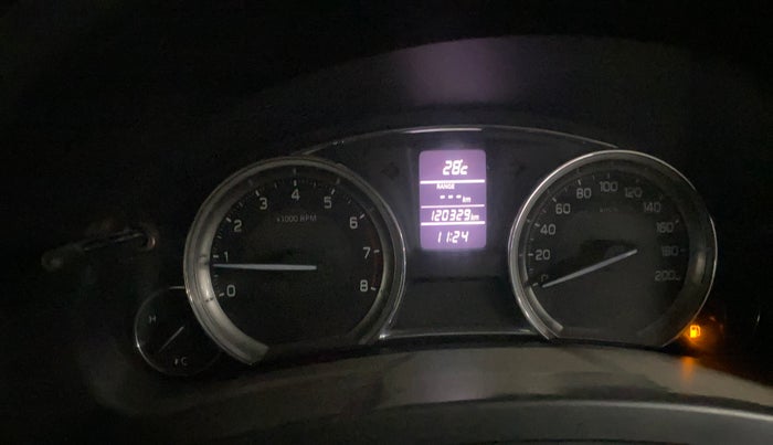 2016 Maruti Ciaz VXI, Petrol, Manual, 1,20,191 km, Odometer Image