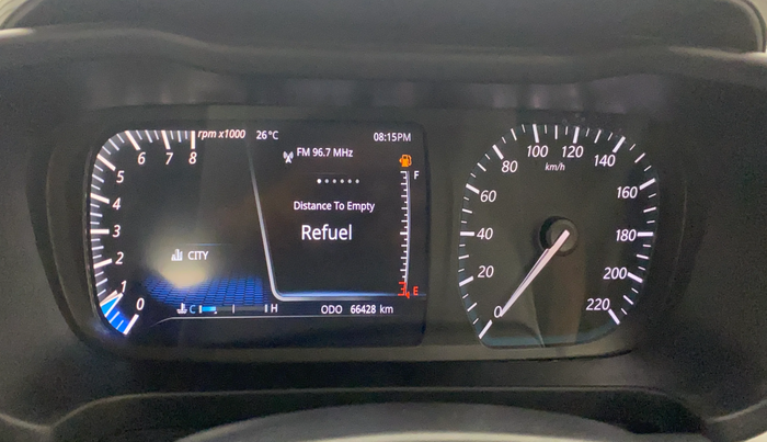 2021 Tata ALTROZ XZ PETROL, Petrol, Manual, 66,427 km, Odometer Image