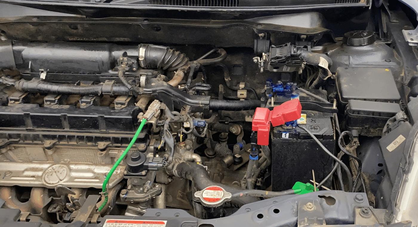 2020 Maruti Dzire VXI, Petrol, Manual, 43,698 km, Engine View - Left