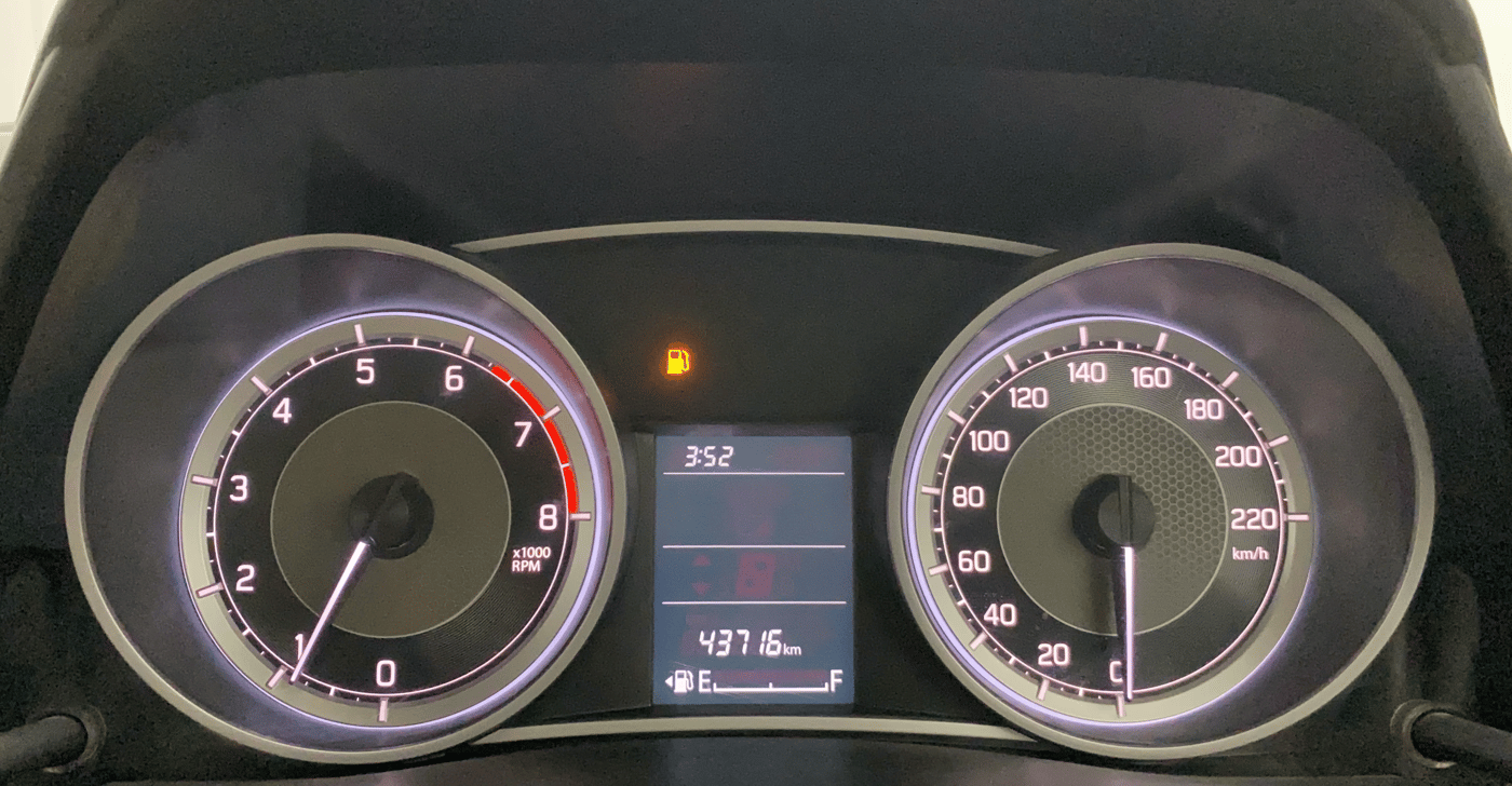 2020 Maruti Dzire VXI, Petrol, Manual, 43,698 km, Odometer Image