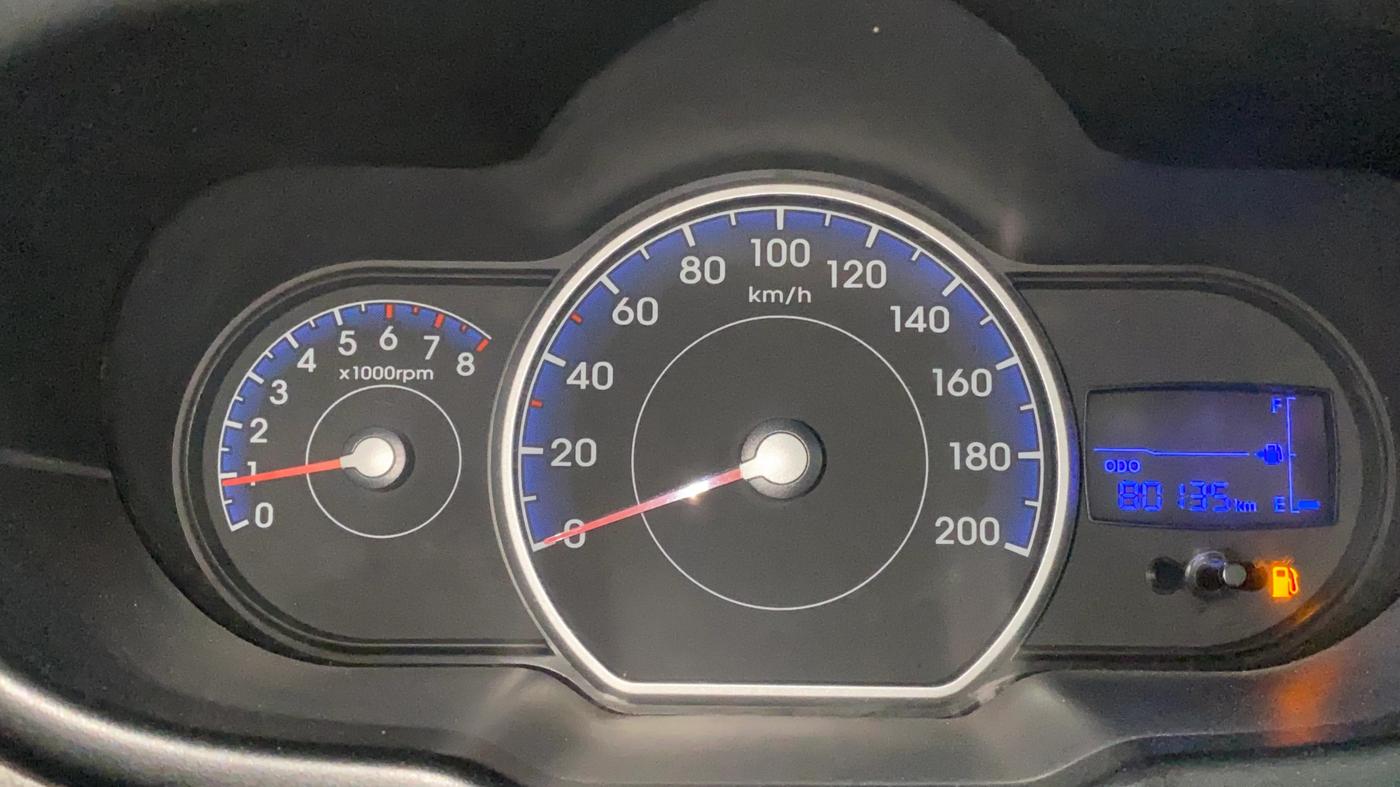 2014 Hyundai i10 SPORTZ 1.1, Petrol, Manual, 80,125 km, Odometer Image