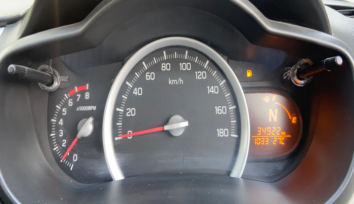 2016 Maruti Celerio VXI AMT, Petrol, Automatic, 34,928 km, Odometer Image