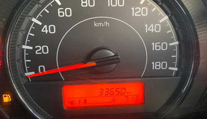 2020 Maruti New Wagon-R VXI 1.2, Petrol, Manual, 33,645 km, Odometer Image