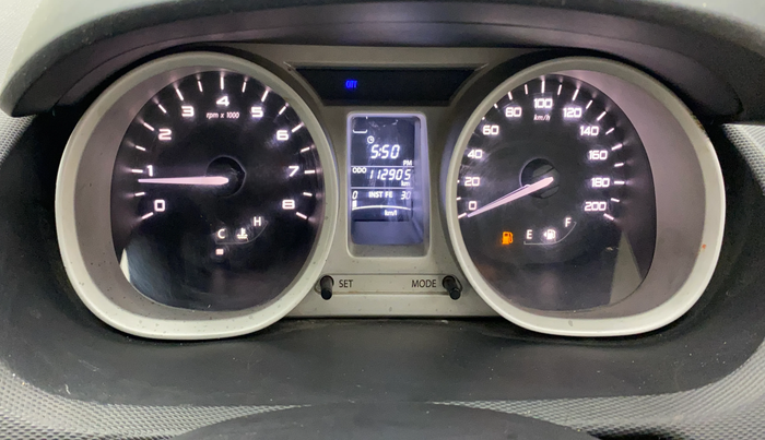 2016 Tata Tiago XZ PETROL, Petrol, Manual, 1,12,905 km, Odometer Image