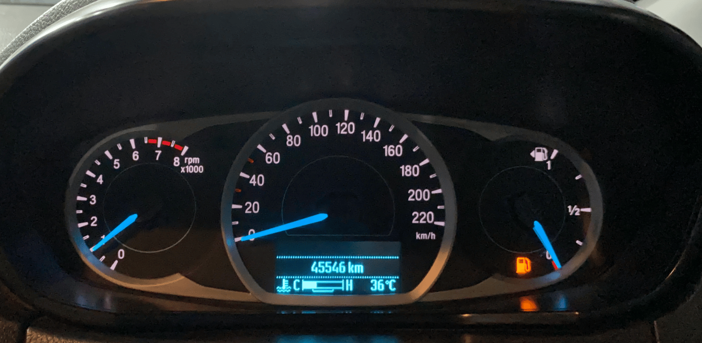 2020 Ford FREESTYLE TITANIUM 1.2 PETROL, Petrol, Manual, 45,544 km, Odometer Image