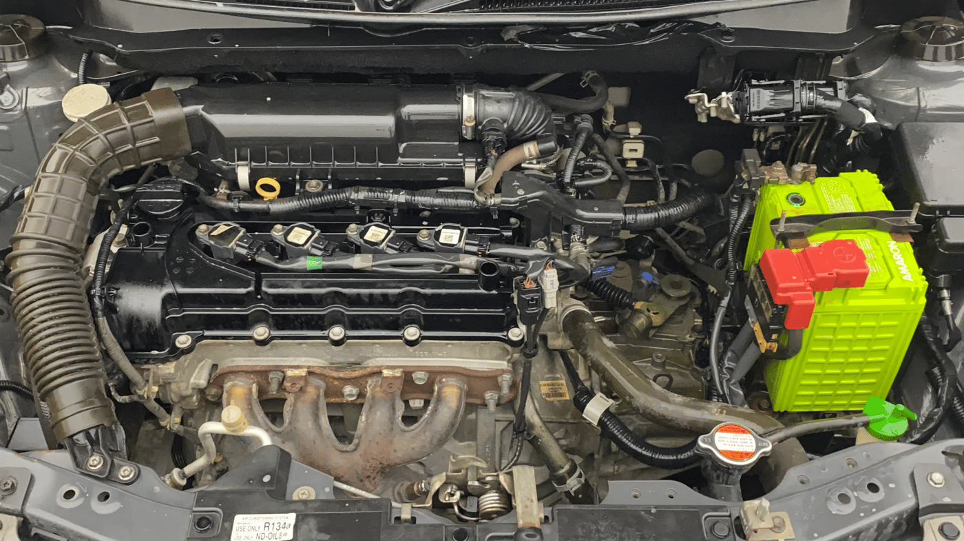2018 Maruti Swift ZXI PLUS, Petrol, Manual, 1,12,825 km, Engine View