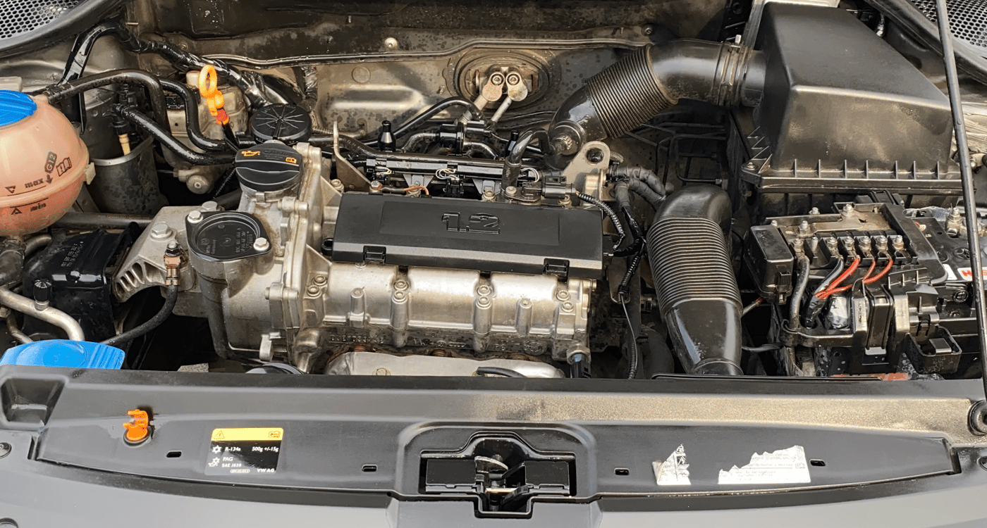 2013 Volkswagen Polo HIGHLINE1.2L, Petrol, Manual, 47,889 km, Engine View