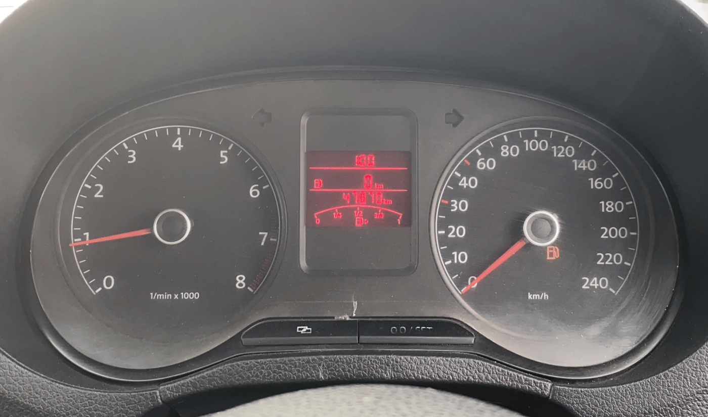 2013 Volkswagen Polo HIGHLINE1.2L, Petrol, Manual, 47,889 km, Odometer Image